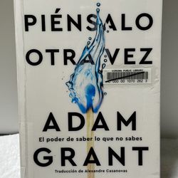 Think Again Spanish Edition Book Piénsalo Otra Vez Deusto 2022
