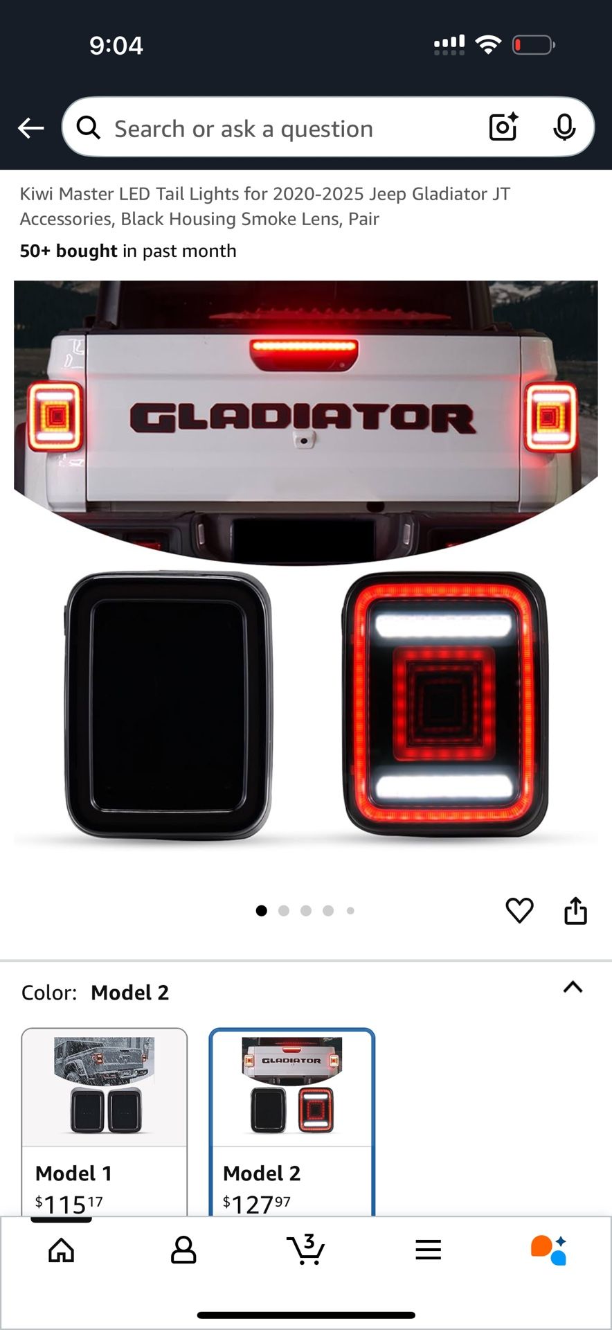 Jeep Gladiator Tail Lights
