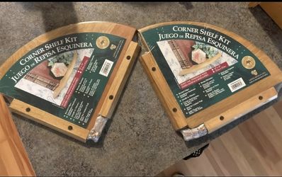 Two 10x10 corner shelf kit
