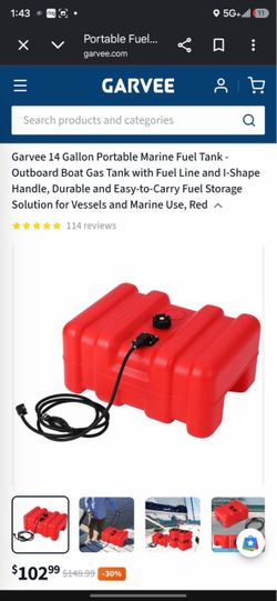 Marine fuel tank