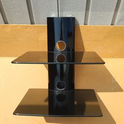 Glass floating shelfs