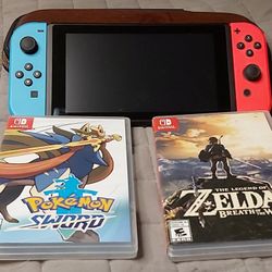 Nintendo Switch With Games