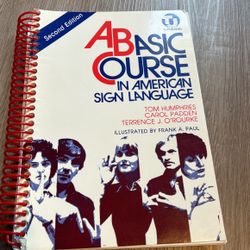 Standard High School American Sign Language Textbook(Like New)