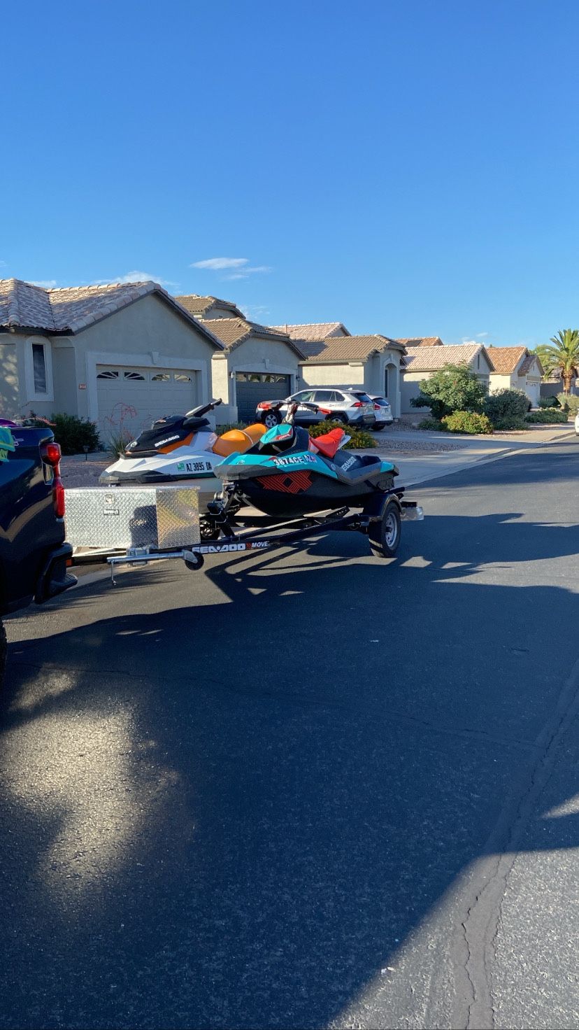 Seadoo Jet skis And Trailer