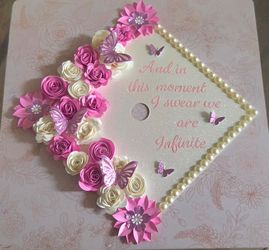 Pink Graduation cap