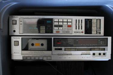 Technics Stereo receiver/ tape deck bundle