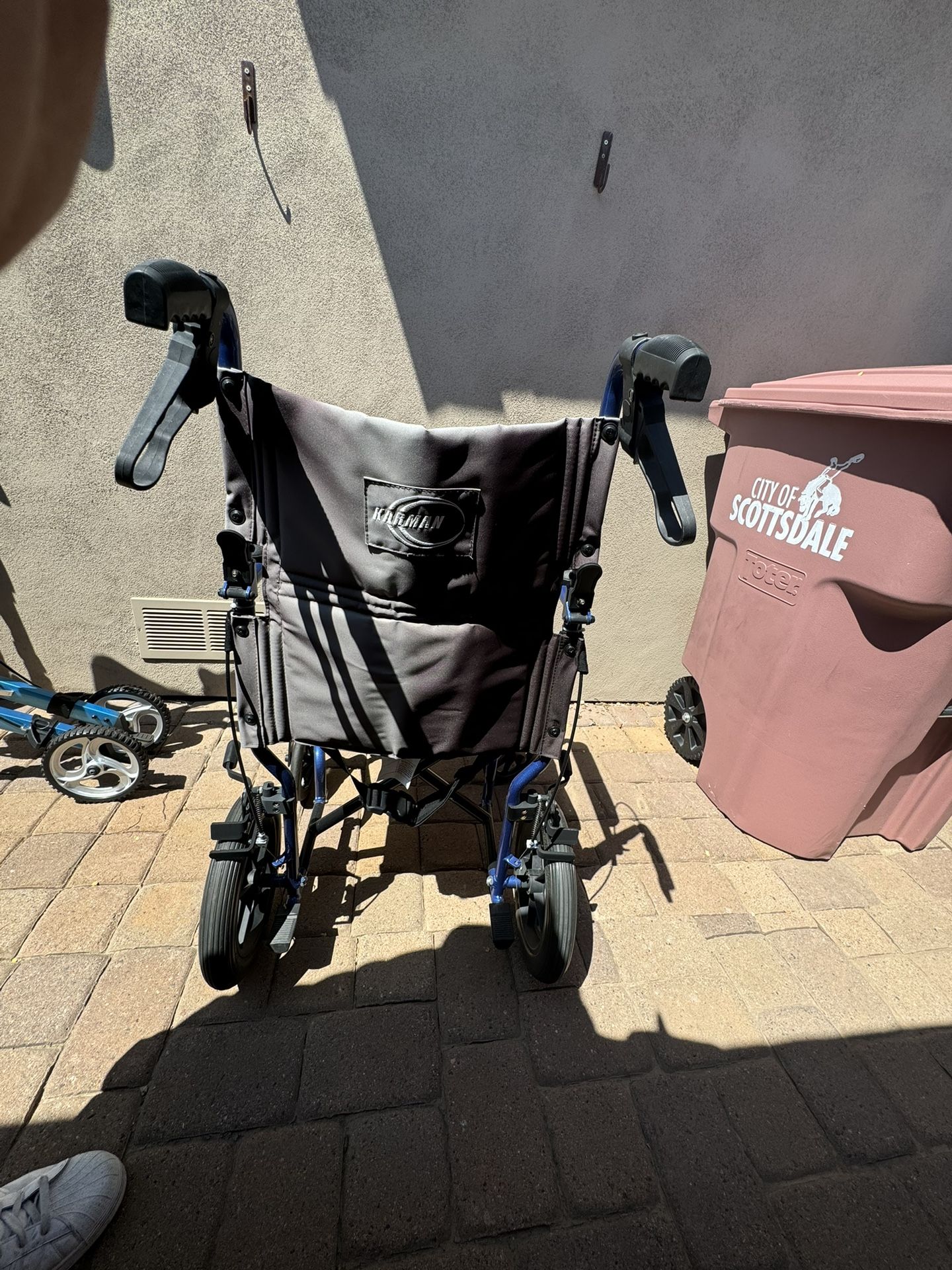 Karmen Aluminum LT-1000 Transport Wheelchair
