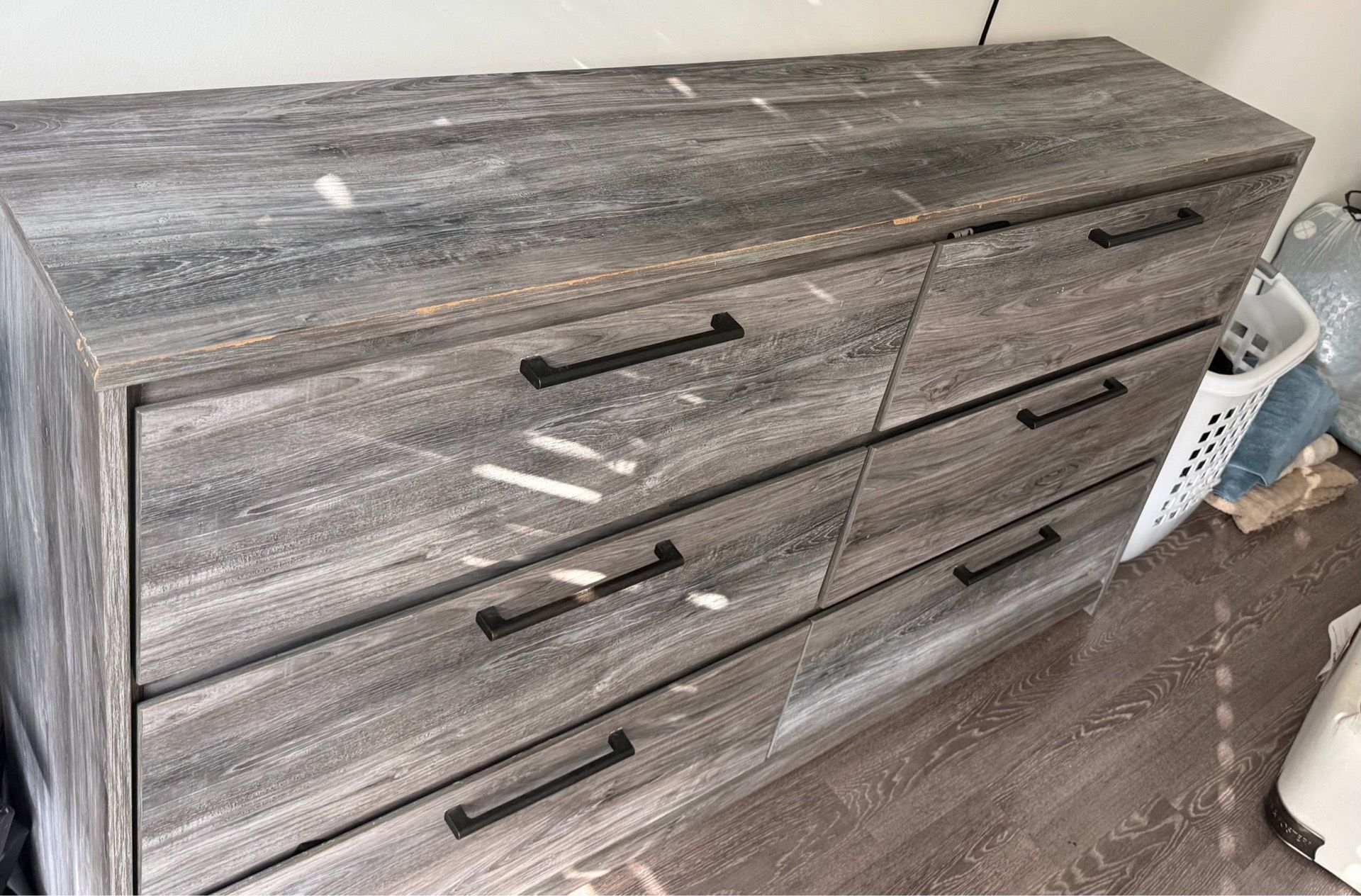 King Bedroom Set - Bed Frame/Dresser/Night Stand