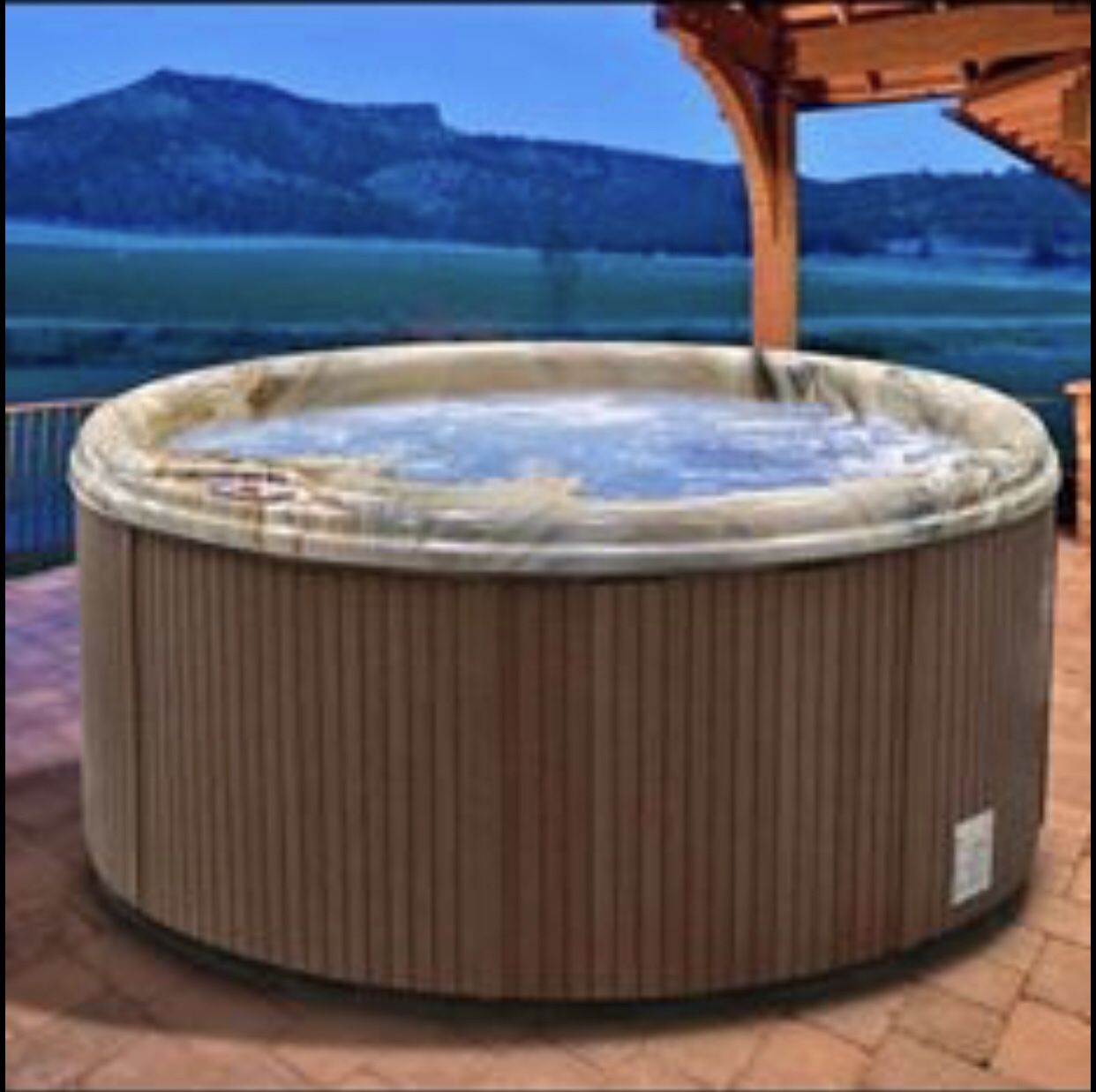 endeavor 6-person 100 jet hot tub WAS $4700 NOW $2200 ONLY Like NEW From WAYFAIR