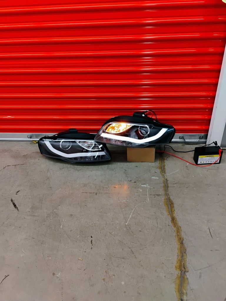 LED front lights and projector for 2005_2008 Audi A4