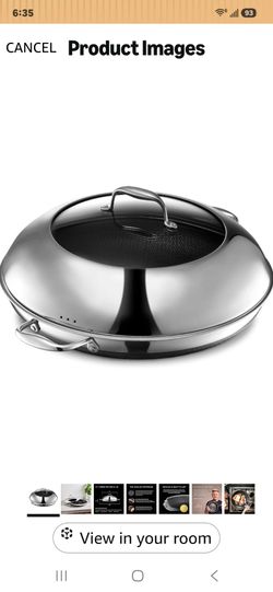 7 pc HexClad Hybrid Cookware Set w/ Lids & Wok