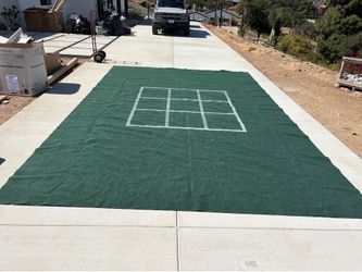 18’x12’ Tic Tac Toe Golf Mat w/ Carrying Bag