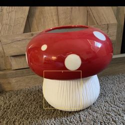 Mushroom Ceramic Planter