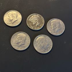 1970's Kennedy Half Dollars