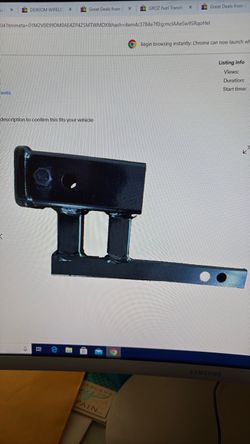 Tiptow 1-1/4” to 2” Hitch Adapter Receiver