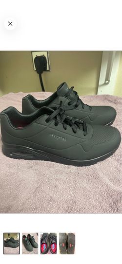 Skechers Uno All-Black Sneakers