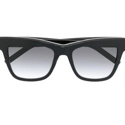 YVES SAINT LAURENT SL M106 YSL-plaque square sunglasses! (Men)