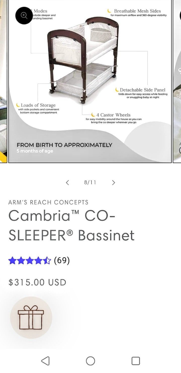 Cambria CO SLEEPER Bassinet