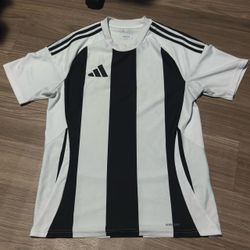 Adidas Black and White Jersey Size M