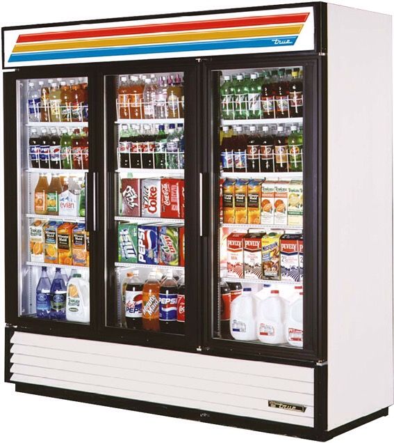 True Gdm 72 3 Door Glass Cooler Refrigerator For Sale In Nashville