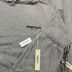 🔥 FOG ESSENTIALS OVERSIZED HOODIE – DARK OATMEAL – S