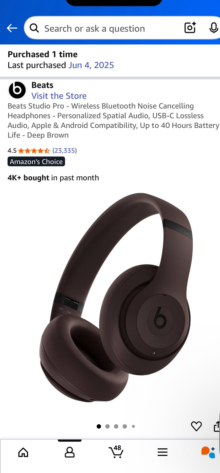 Beats Studio Pro Noise Cancellation