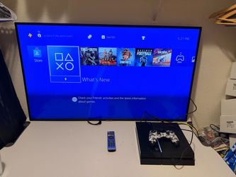 55 in Samsung TV and PS4 Console Bundle
