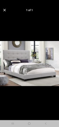 Brand New Grey Bed (4 Sizes)