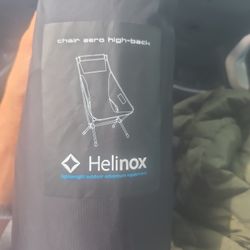 Helinox High Back Chair.   Brand New Never Opened
