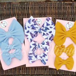 Hair Bows And Pigtail