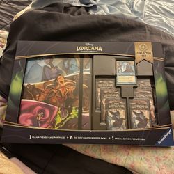 Disney Lorcana First Chapter Portfolio Collection Plus Promo And Packs 