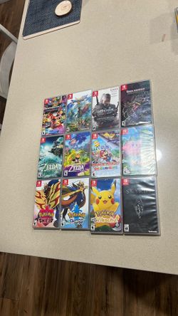 Nintendo switch games used