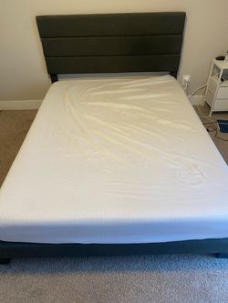 Queen Mattress and Frame