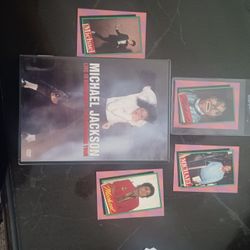 1984  Michael Jackson Cards and DVD 
