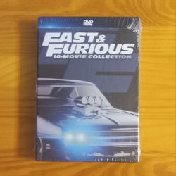 FAST & FURIOUS 10-MOVIE COLLECTION  DVD 