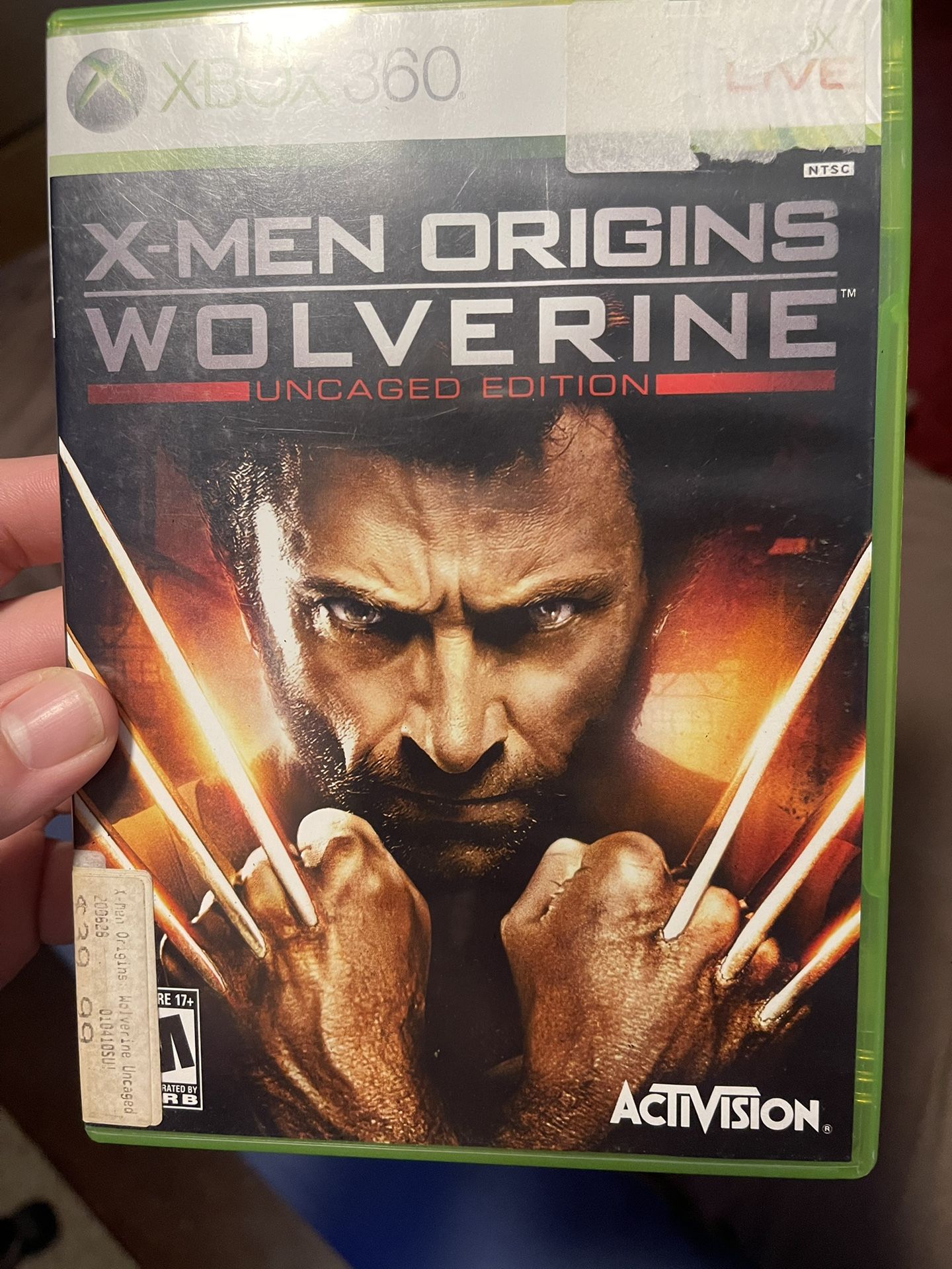 X-Men Origins: Wolverine Uncaged Edition on Xbox 360 (CRACKED DISC PLZ READ!)