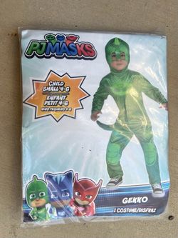 KIDS 4-6 PJ mask Gekko costume