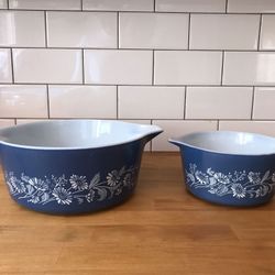Vintage Colonial Mist Pyrex Set