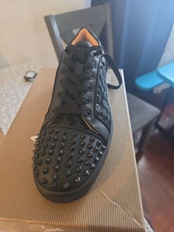 Christian louboutin spikes low