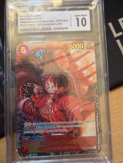 CGC 10 Monkey D. Luffy Awakening of the new Era