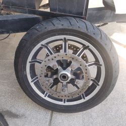 Harley Rim Tire And Disks