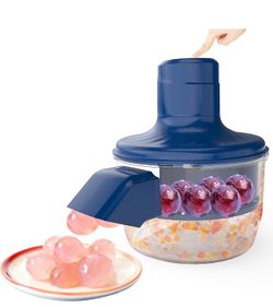 Automatic Grape Peeler Machine,Electric Peeling Skin Remover Tool for Small Fruits,Automatic Garlic & Cherry Tomato
