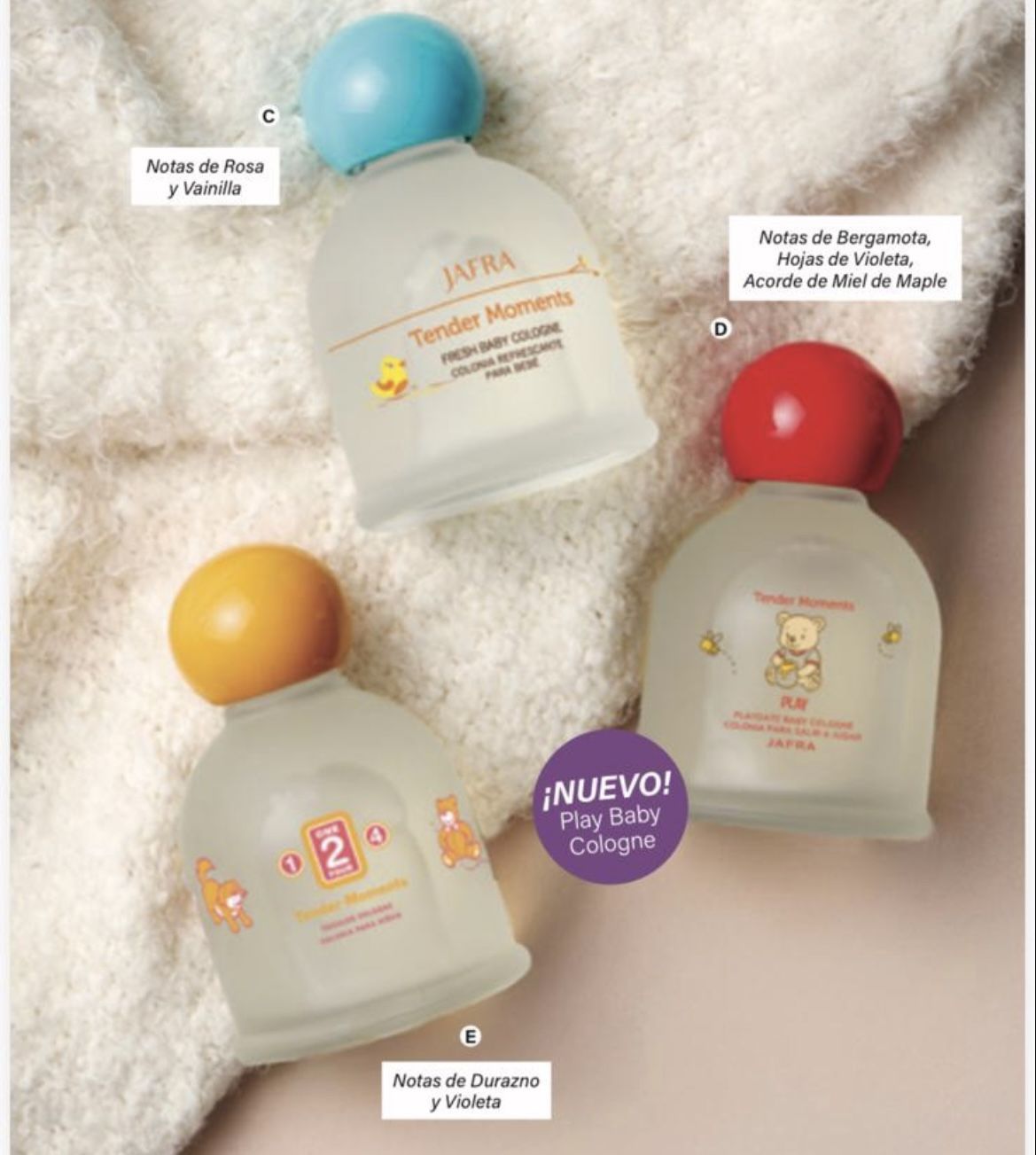 Baby perfumes—$12 each. Pick whichever one you want.