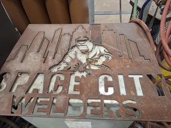 Space city metal 3/16x31"x24"