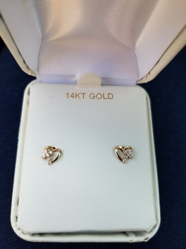 14k gold ear rings