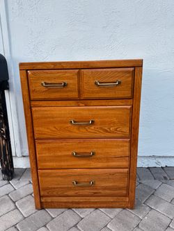Tall Wooden Dresser