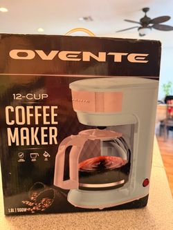 Ovente 12-Cup Coffee Maker 900W