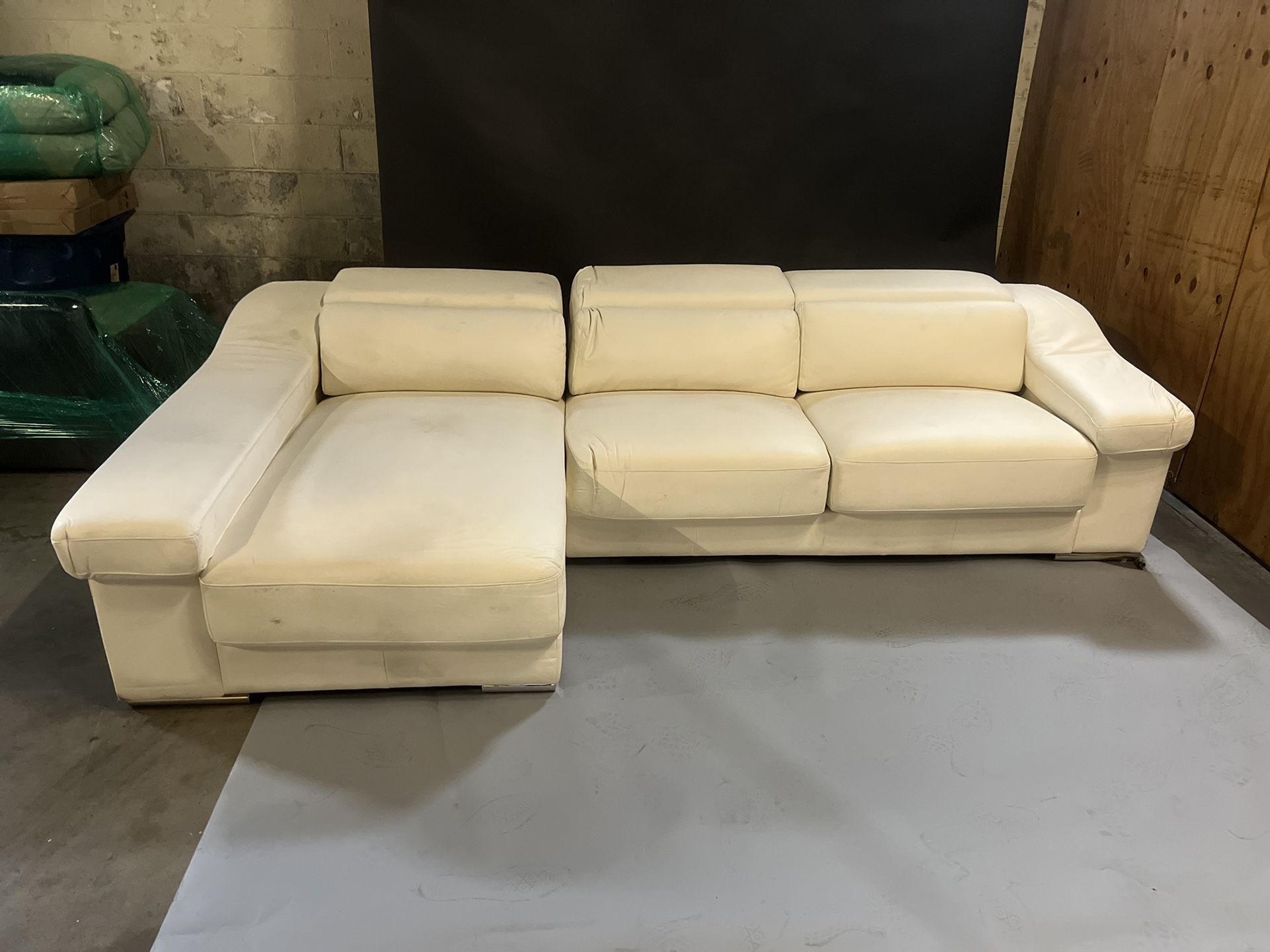 Modern White Sectional Couch