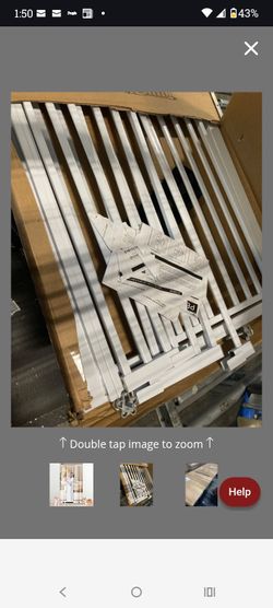 71 IN' TALL WHITE BABY/PET GATE