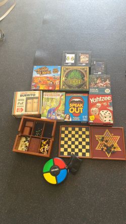 Kids board game puzzle lot of 13 games